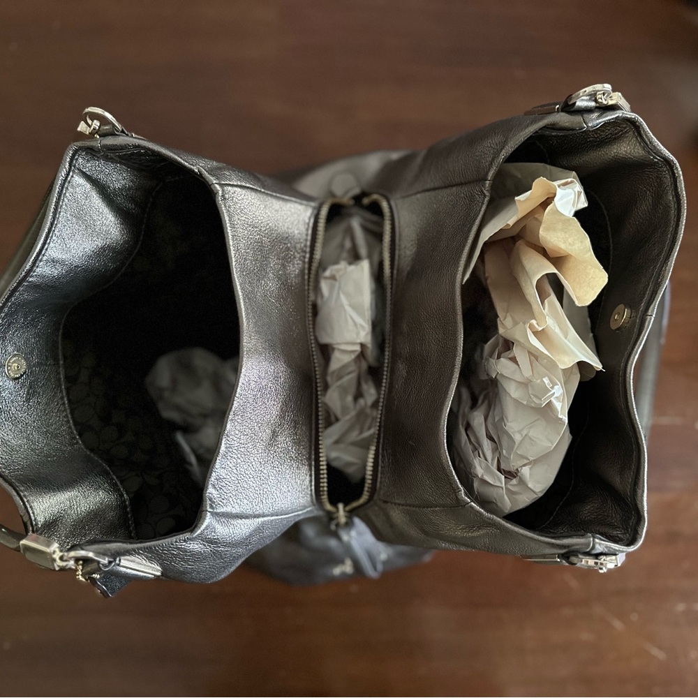Coach Metallic Madison Pheobe Hobo Bag - Picture 5 of 7
